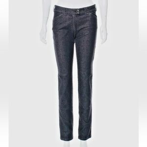 Balenciaga Women Mid-Rise Straight-Leg Black Denim Jeans Size US 28 FR 38 NWT